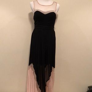 Full length pleated gown
